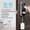 Keyless Smart Fingerprint Biometric Door Lock with Keypad Digital Lock for Enhanced Security