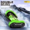 2022 Newest 2.4Ghz 4CH 1:16 RC Stunt Double Side Deformation Crawler Car With LED Light Color Green
