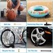 Tire Inflator Portable Air Compressor for Car Tire, 150PSI Fast Inflation Tire Pump with LCD Pressure Gauge Air Pump for Car Tire and Bike Motor Ball Inflator