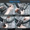 Tire Inflator Portable Air Compressor for Car Tire, 150PSI Fast Inflation Tire Pump with LCD Pressure Gauge Air Pump for Car Tire and Bike Motor Ball Inflator