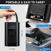 Tire Inflator Portable Air Compressor for Car Tire, 150PSI Fast Inflation Tire Pump with LCD Pressure Gauge Air Pump for Car Tire and Bike Motor Ball Inflator