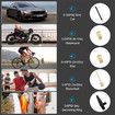 Tire Inflator Portable Air Compressor for Car Tire, 150PSI Fast Inflation Tire Pump with LCD Pressure Gauge Air Pump for Car Tire and Bike Motor Ball Inflator