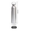 1L Stainless Steel Water Bottle, Non-Insulated BPA Free for Bikers, Runners, Hikers, Beach, Picnic, Camping