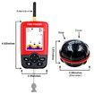 Wireless Fish Finder With Alarm 100M Portable Sonar LCD Fishing lure Echo Sounder Fishing Finder