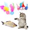 28PCS Cat Toys Tunnel Kitten Rod Fur Mice Bells Balls Catnip Lovely Pet Supply Sets