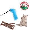28PCS Cat Toys Tunnel Kitten Rod Fur Mice Bells Balls Catnip Lovely Pet Supply Sets