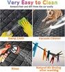 4-in-1 Convertible Dog Car Seat Cover Waterproof Nonslip 600D Heavy Scratchproof for Cars Back Seat with Mesh Window for Cars Trucks and SUVs