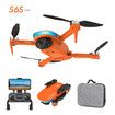 MINI GPS 5G WIFI FPV With 4K HD Camera 25mins Flight Time Brushless Foldable RC Drone Quadcopter RTF Col.Orange