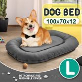 Dog Cat Bed Pet Calming Cushion Puppy Comfy Mat Sofa Waterproof Washable Cover Large