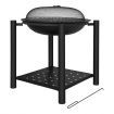 Fire Pit BBQ Grill Portable Fireplace Outdoor Patio Heater Camping Smoker Brazier 26 Inch