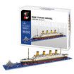 Micro Mini Blocks Titanic Model Building Set , 1860 Piece Mini Bricks Toy For Adults and Kids