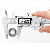 Digital Caliper, 0-300mm Stainless Steel Electronic Vernier Calipers, IP54 Waterproof Protection Design