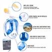 Underwater Scuba Anti Fog Full Face Diving Mask Snorkeling Set Respiratory Masks Safe And Waterproof Swimming Equipment L/XL