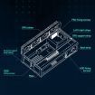 6GPU Mining Frame Rack Open Air Rig Case Graphics Card Holder Motherboard Bracket