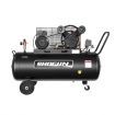 Electric Air Compressor Portable Belt Drive Inflator Tank Copper Pump Rated 3HP 150L