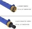 Hydro Jet High Pressure Power Washer Wand Heavy Duty Metal Sprayer with Universal Hose End