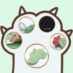 Durable Sisal Floor and Wall Mounted Pad, Non-Slip Scratching Mat for Indoor Small Cats