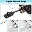 USB Sound Card Adapter 7.1 Channel External Audio Adapter Stereo Sound Card Converter 3.5mm AUX Microphone Jack