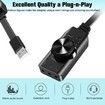 USB Sound Card Adapter 7.1 Channel External Audio Adapter Stereo Sound Card Converter 3.5mm AUX Microphone Jack