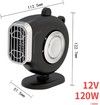 Car Heater,Geevorks 12V Car Heater Fan 3 in1 Portable Car Defogger Defroster for Car SUV Truck Rv Trailer