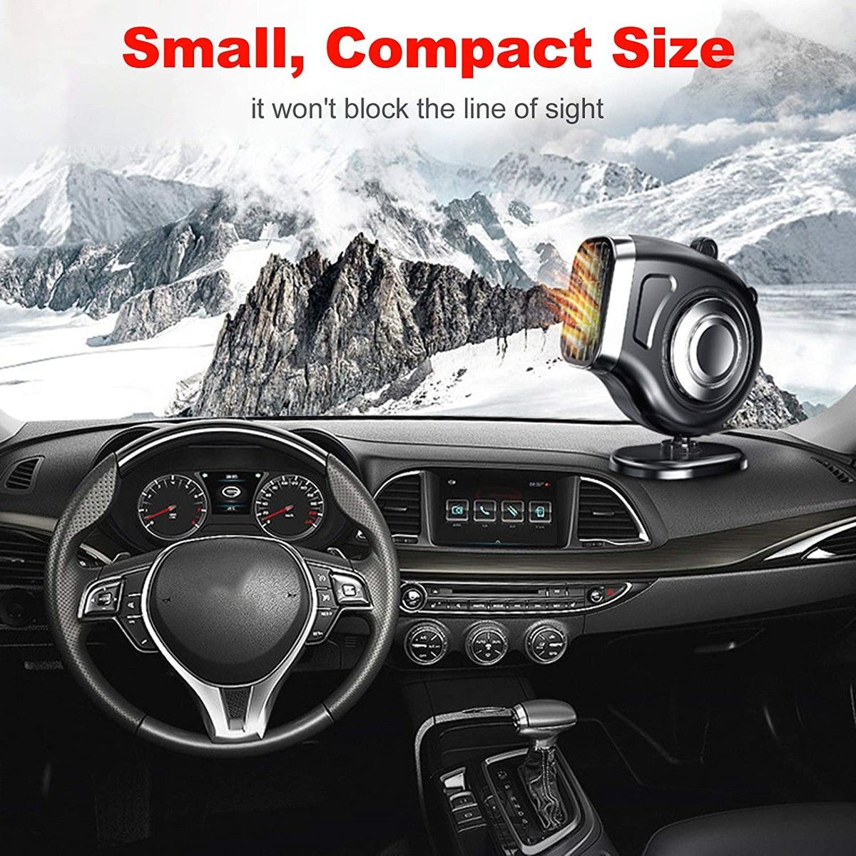 Car Heater,Geevorks 12V Car Heater Fan 3 in1 Portable Car Defogger Defroster for Car SUV Truck Rv Trailer
