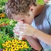 Handheld Microscope For Kids 200X Led Lightweight Pocket Microscope Educational Mini Pocket Outdoor Toy For Kids