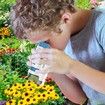 Handheld Microscope For Kids 200X Led Lightweight Pocket Microscope Educational Mini Pocket Outdoor Toy For Kids