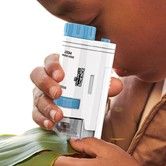 Handheld Microscope For Kids 200X Led Lightweight Pocket Microscope Educational Mini Pocket  Outdoor Toy For Kids