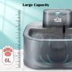 6L Automatic Pet Fountain Dog Water Dispenser Cat Drinking Feeder Bowl with Replacement Faucet Kit