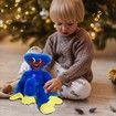 Glowing Singing Huggy Wuggy Plush Toys Poppy Playtime Toy 40cm Monster Horror Doll Gifts Color Blue