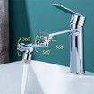 Arm Faucet 1080 Rotating Aerator Splashproof Filter Kitchen Faucet Extension Faucet Adapter Universal Kitchen Tools