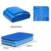 262x175cm Rectangular Inflatable Pool Cover with holes suitable for BESTWAY 58319