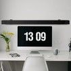 Universal Soundbar Wall Mount Brackets Floating Shelf Sound Bar Speaker Holders Metal Black Stand Kit