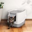 Cat Litter Box House Tray Large Fully Enclosed Hooded Kitty Toilet Furniture Pet Training