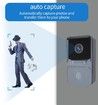 Video Doorbell Camera Smart WiFi Wireless Doorbell with HD Image Two Way Audio Cloud Storage Night Vision Black