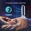 3 in 1 Electric Bladeless Fan Cool Air Hot Heater HEPA Filter Purifier Timer Remote Control Oscillation