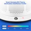 4 in 1 Bladeless Tower Fan Electric Cool Air Hot Heater HEPA Filter Plasma Disinfection Purifier Oscillation