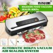 Maxkon 80Kpa Vacuum Sealer Food Packing Machine Packer Air Tight System Sliding Cutter with Storage Bags