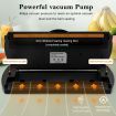 Maxkon 80Kpa Vacuum Sealer Food Packing Machine Packer Air Tight System Sliding Cutter with Storage Bags