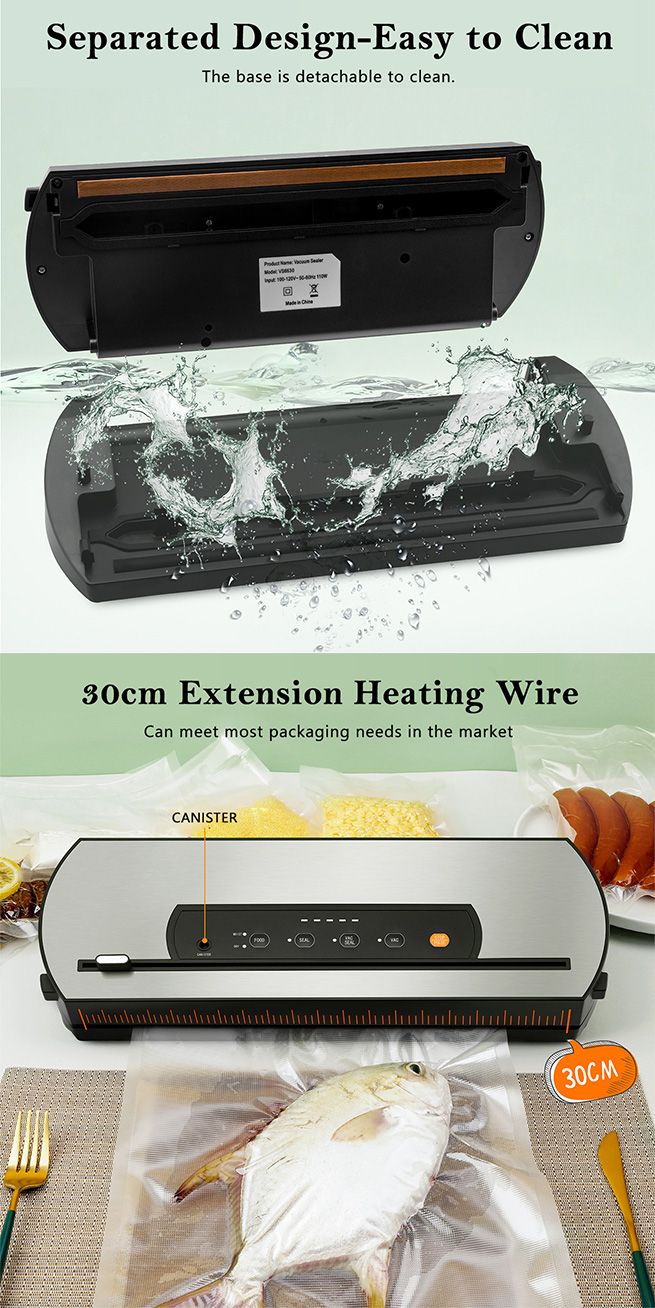 Maxkon 80Kpa Vacuum Sealer Food Packing Machine Packer Air Tight System