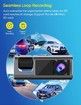 3 Channel Dash Cam Front and Rear Inside 1080P Three Way Triple Car Camera with IR Night Vision Loop Recording