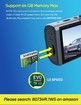 3 Channel Dash Cam Front and Rear Inside 1080P Three Way Triple Car Camera with IR Night Vision Loop Recording