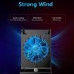Charging Support Built-In Fan Cooling Support For Switch/Oled/Lite(Black)