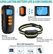 Dog Training Collar 1650Ft Remote IPX7 Waterproof Vibration Shock Adjustable 0 to 99 Shock Vibration Levels for Small Medium Large Dogs