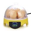 7 Egg Incubator with Temperature Control LED Display for Hatching Chicken Duck and Goose Eggs