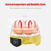 7 Egg Incubator with Temperature Control LED Display for Hatching Chicken Duck and Goose Eggs