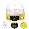 7 Egg Incubator with Temperature Control LED Display for Hatching Chicken Duck and Goose Eggs