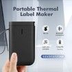 Portable Wireless Connection Label Printer Maker Multiple Templates Available for Phone Pad Office Home Organization