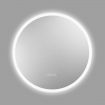 LUXSUITE Bathroom Mirror Smart Round LED Fogless Wall Mounted for Salon Vanity Shower 60cm
