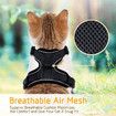 Cat Harness Leash for Walking, Escape Proof Soft Adjustable Easy Control Breathable Reflective Strips Jacket